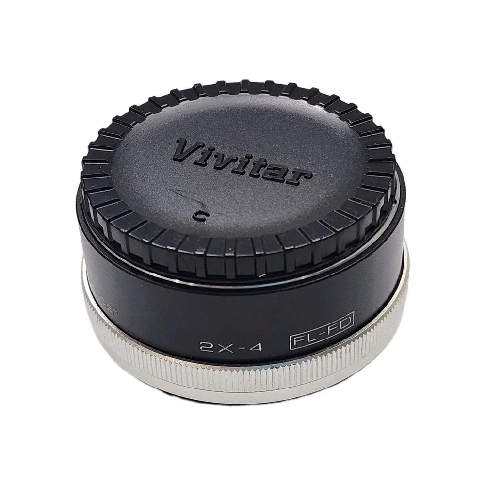 Vivitar MC Tele Converter 2X-4 FL-FD Lens with cap Untested Parts Only